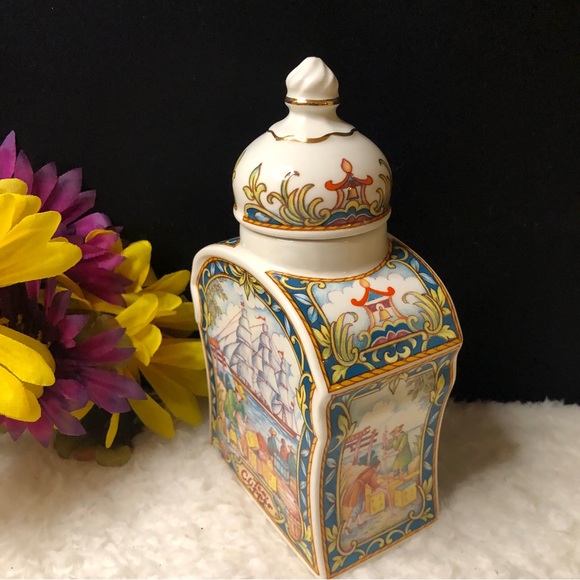 Sadler, The World Of Tea Collection "Tea Clipper Caddy” Excellent Vintage Cond. - Picture 15 of 16